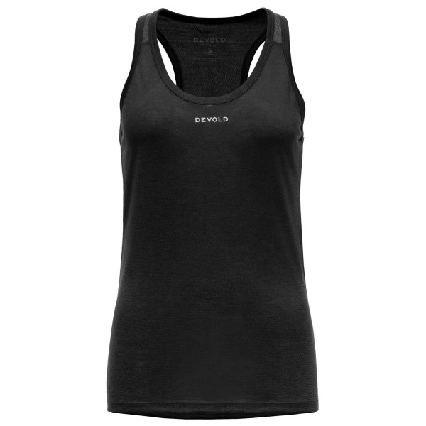 Devold - Women's Running Merino Tank - Tanktop, zwart