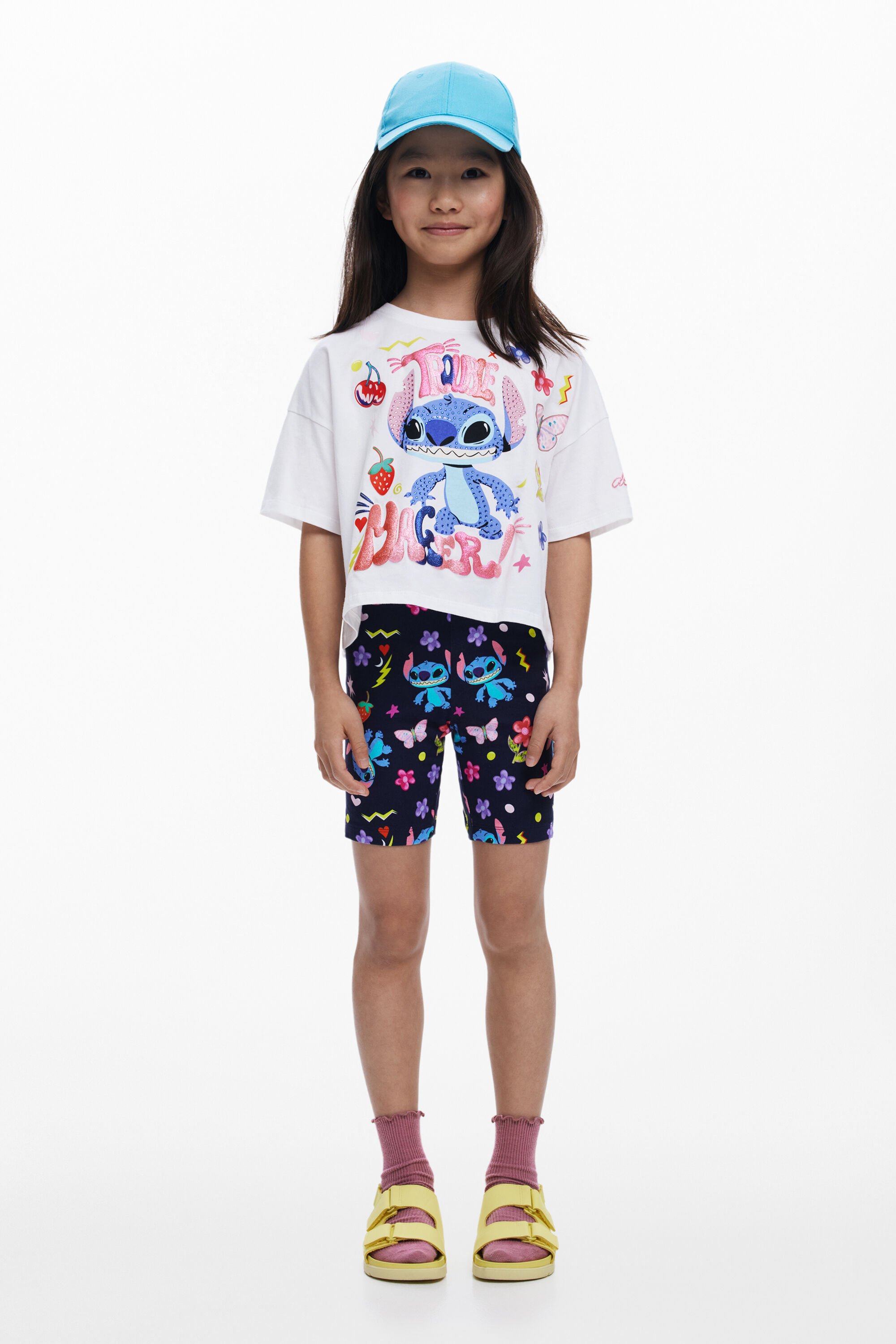 desigual Stitch™ fietslegging - BLUE