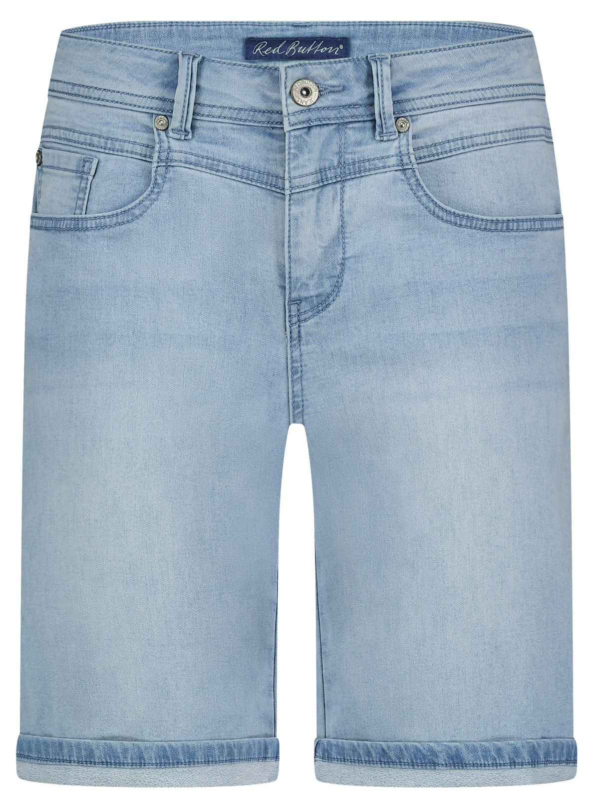 Red Button Short jog bleach