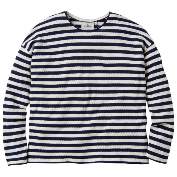 Passenger - Women's Panorama Striped L/S T-Shirt - Longsleeve, grijs