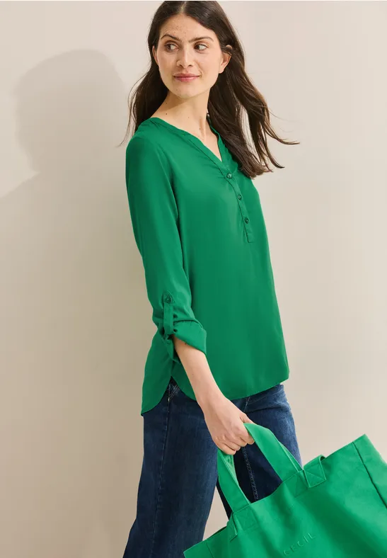 cecil Blouse in effen kleur
