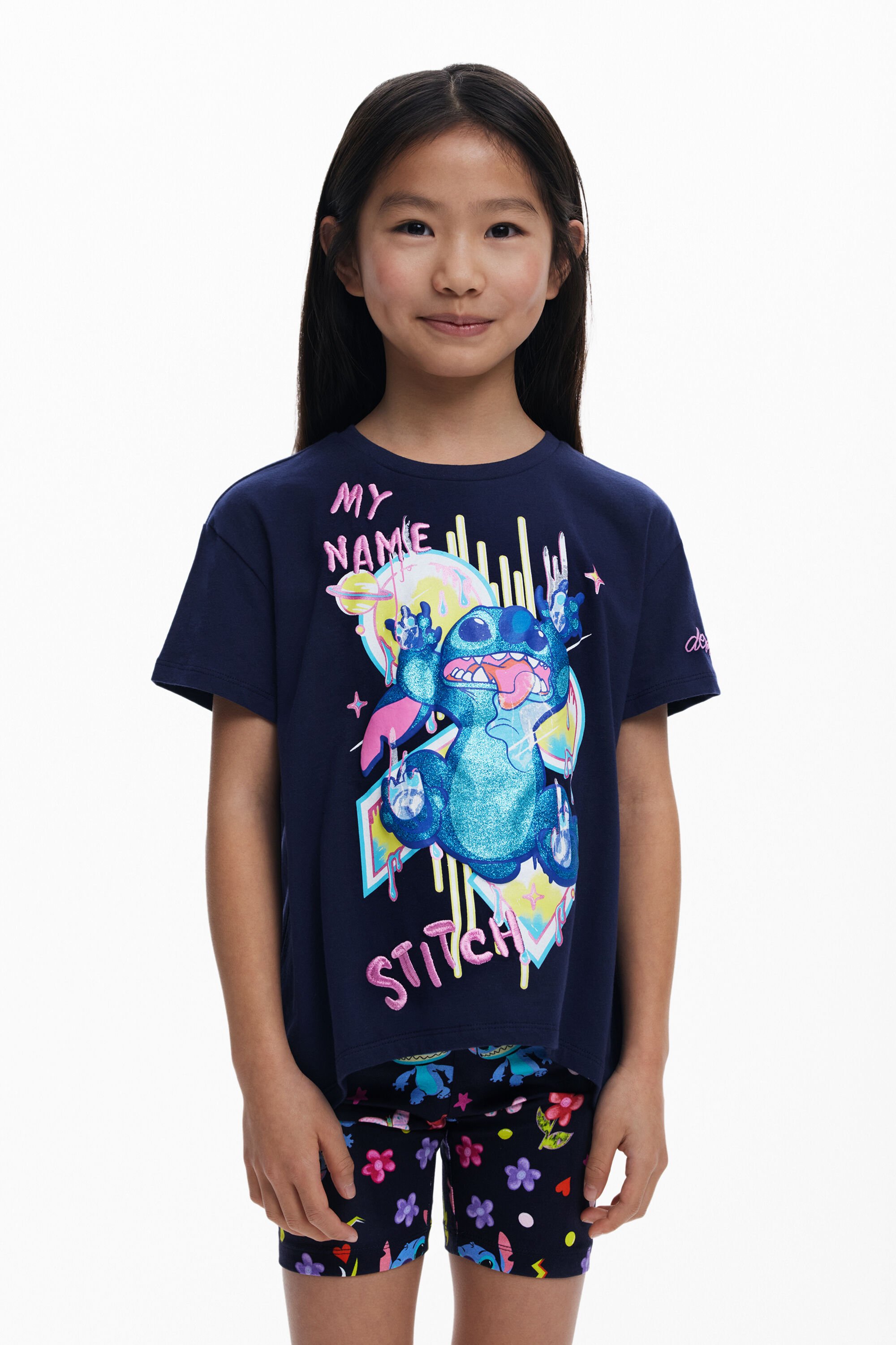 desigual Stitch™-top met punten - BLUE
