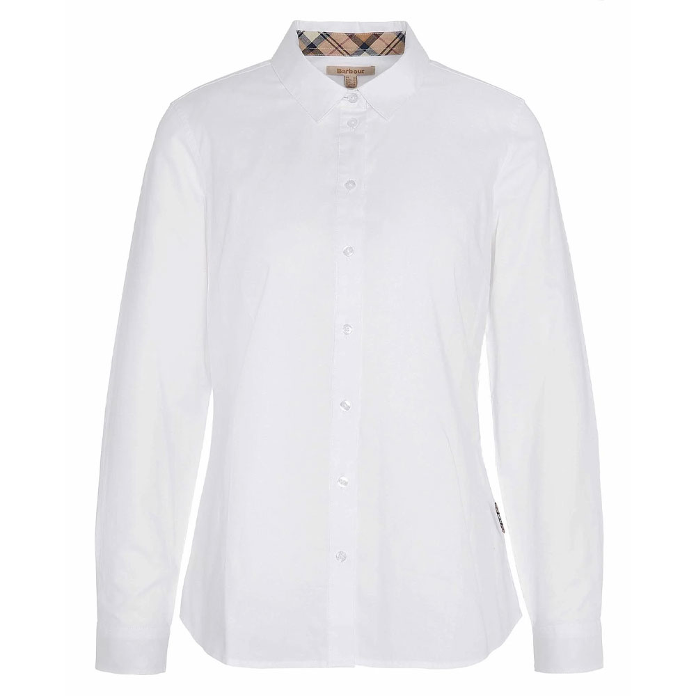 Barbour Dames Blouse Derwent White/Hessian