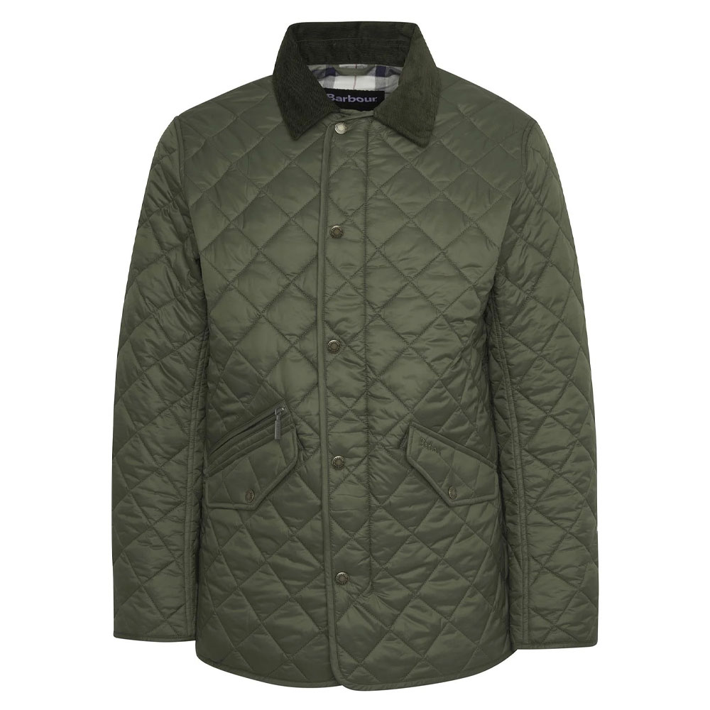 Barbour Heren Quilt Modern Chelsea Uniform Green