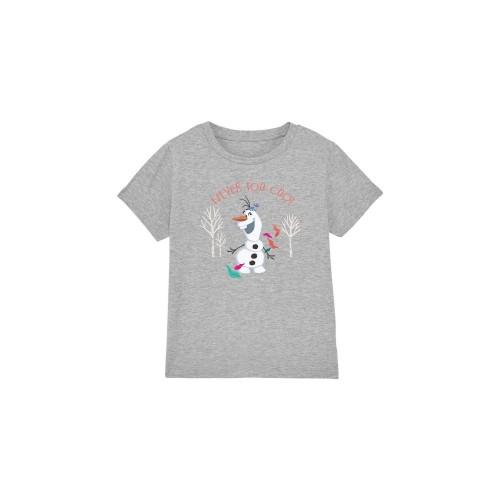 Frozen Kinderen/Kids Nooit Te Cool Olaf T-shirt 12-13