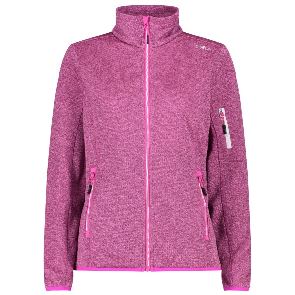 CMP - Women's Jacket Knitted + Mesh - Fleecevest, roze