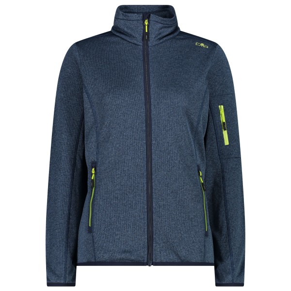 CMP - Women's Jacket Knitted + Mesh - Fleecevest, blauw