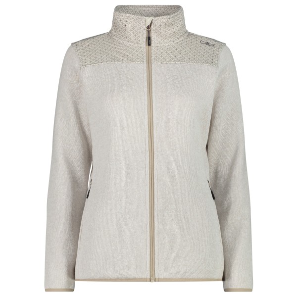 CMP - Women's Jacquard Knitted Jacket - Fleecevest, grijs