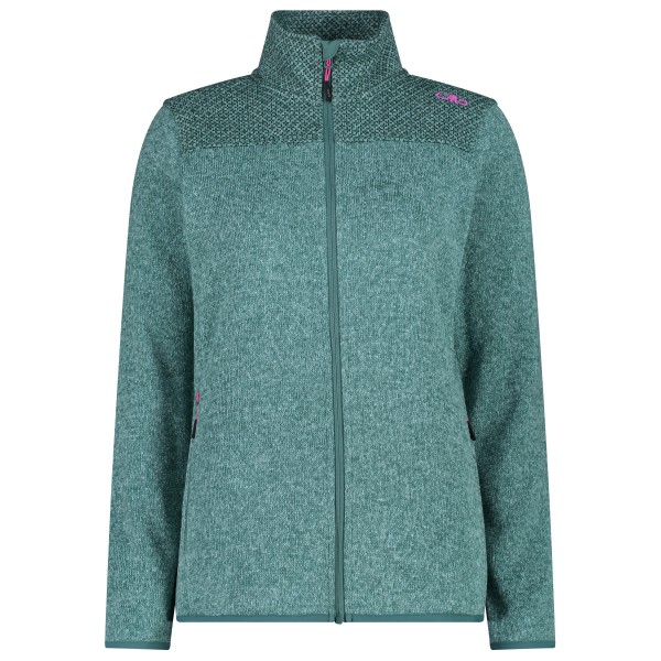 CMP - Women's Jacquard Knitted Jacket - Fleecevest, turkoois