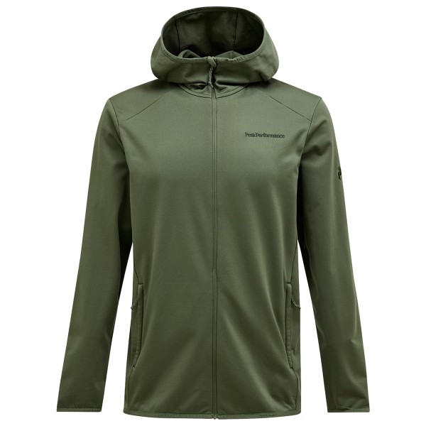 Peak Performance - Light Zip Hood - Fleecevest, olijfgroen