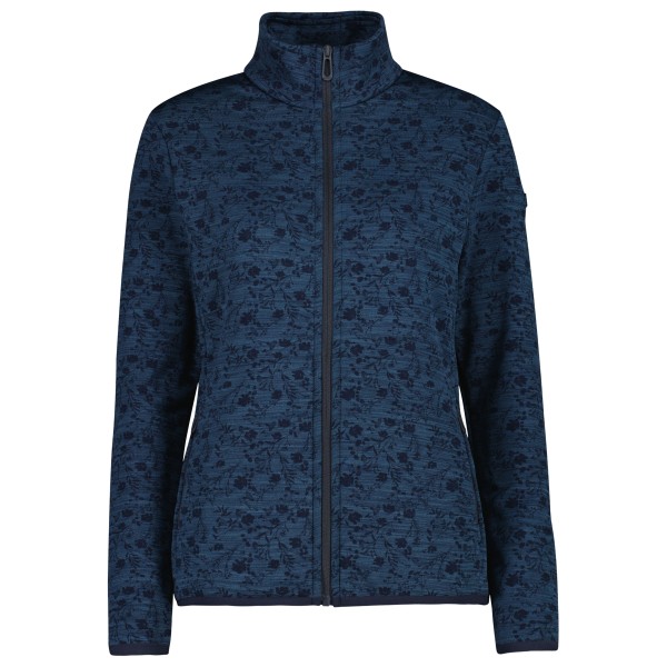 CMP - Women's Printed Stretch Jacket - Fleecevest, blauw