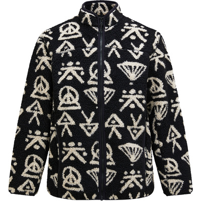 Peak Performance Heren Graphic Pile Jas