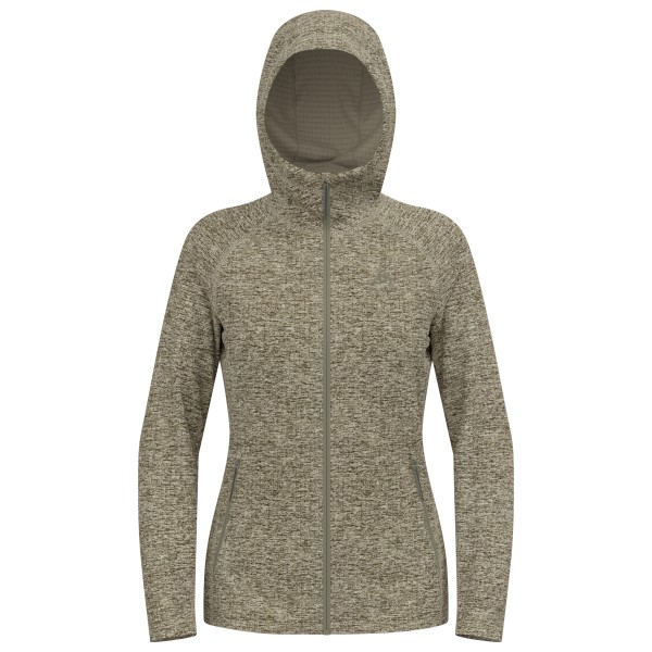 Odlo - Women's Tencia Mid Layer Hoody Full Zip - Fleecevest, beige