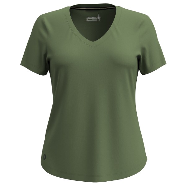 Smartwool - Women's Active Ultralite V-Neck Short Sleeve - Merino-ondergoed, olijfgroen