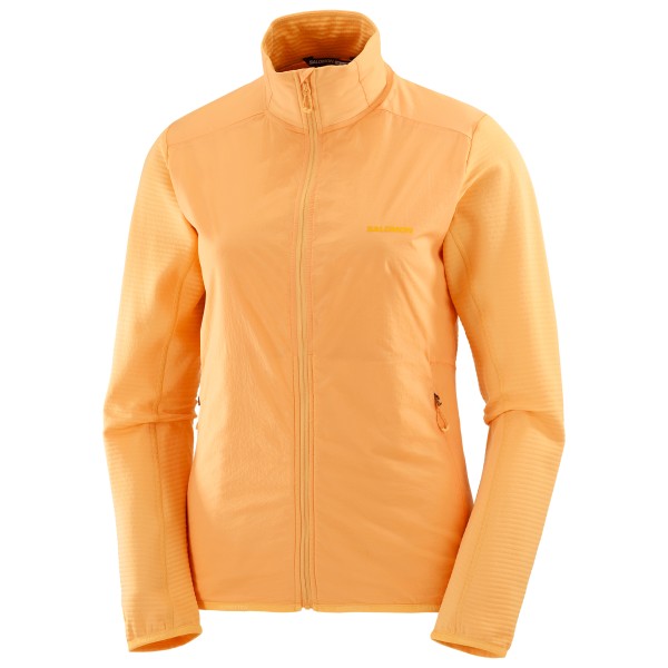 Salomon - Women's Essential Lightwarm Hybrid - Fleecevest, oranje