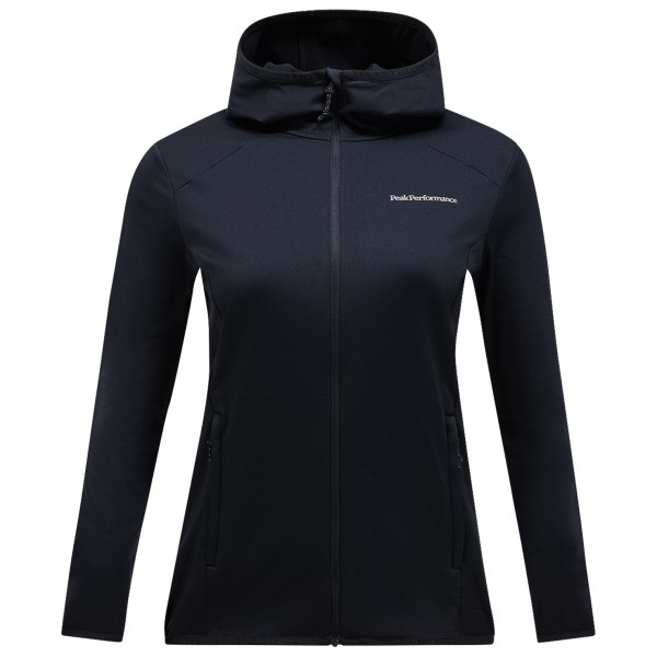 Peak Performance - Women's Light Zip Hood - Fleecevest, zwart