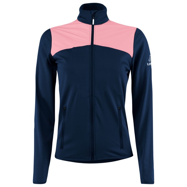 Löffler - Women's Midjacket Tour Tech-Stretch - Fleecevest, blauw