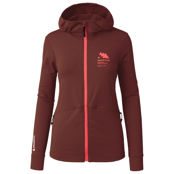 Martini - Women's Sunrise Midlayer Jacket - Fleecevest, rood