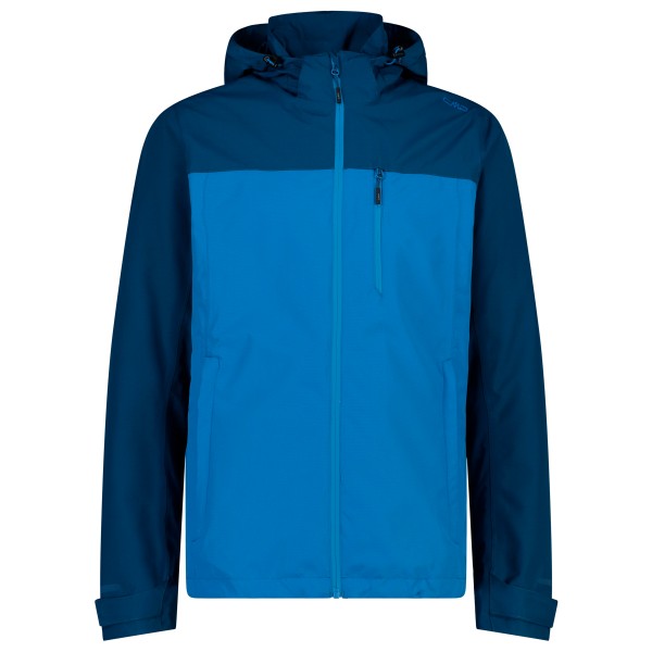 CMP - Jacket Fix Hood Ripstop - Regenjas, blauw
