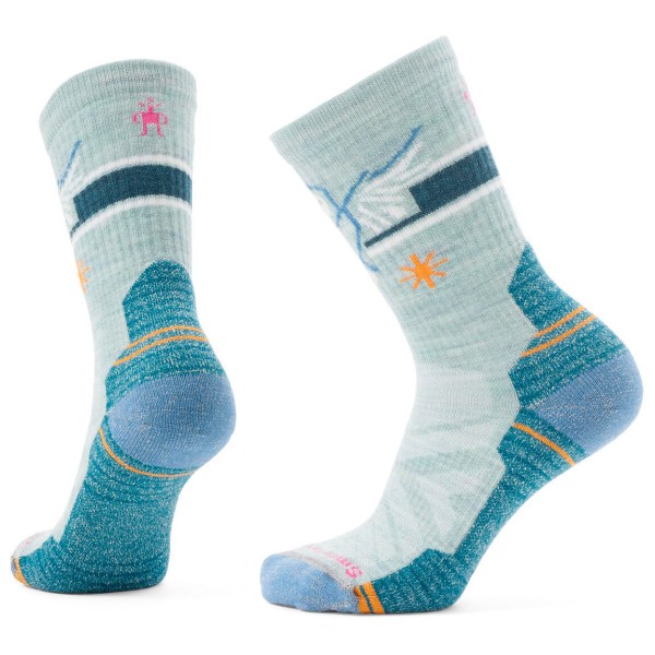 Smartwool - Women's Hike Light Cushion Hoo Who Crew Socks - Wandelsokken, grijs