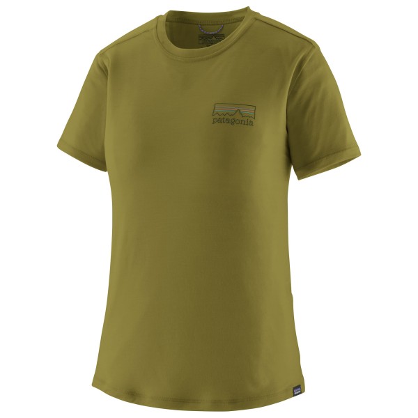 Patagonia - Women's Cap Cool Merino Graphic Shirt - Merinoshirt, olijfgroen