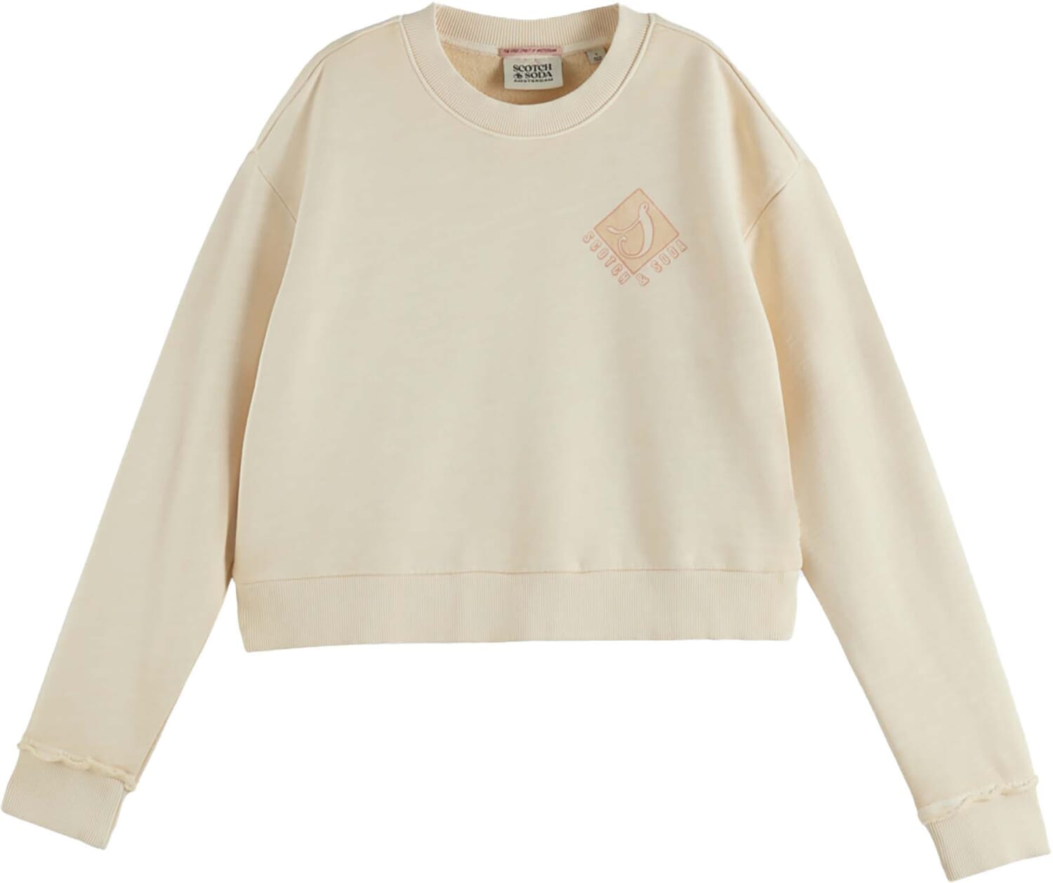 Scotch & Soda Sweater Front Back Artwork Wit dames