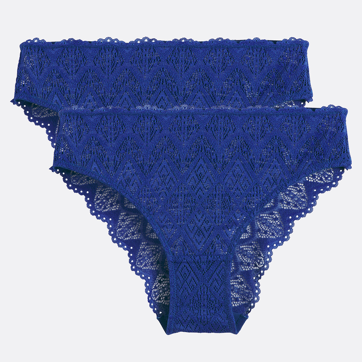 LA REDOUTE COLLECTIONS Set van 2 slips volledig in kant, Lison