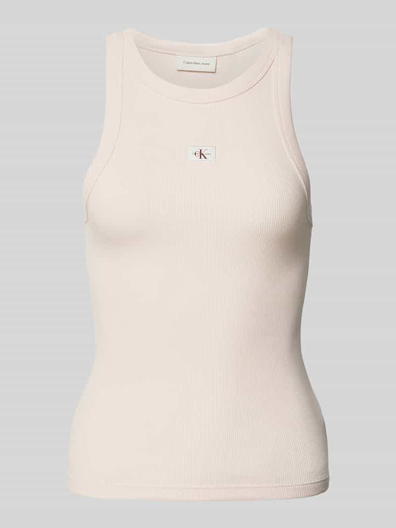 Calvin Klein Jeans Tanktop met labeldetail