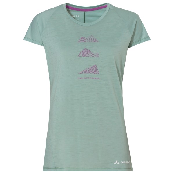 Vaude - Women's Tekoa Wool - Merinoshirt, dusty fern