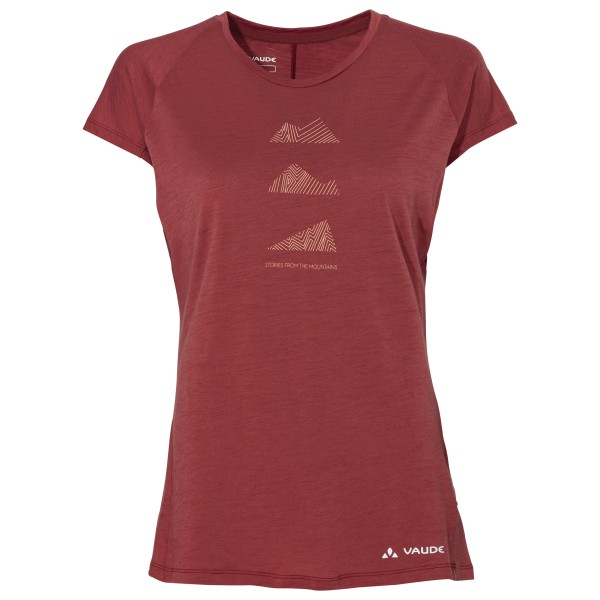 Vaude - Women's Tekoa Wool - Merinoshirt, rood