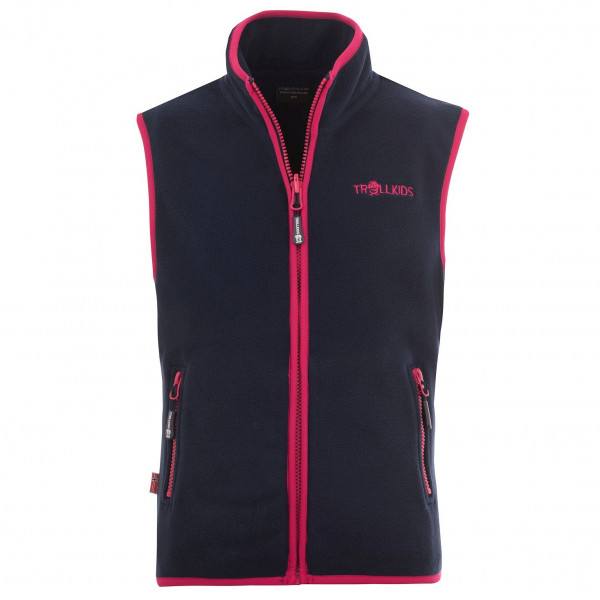Trollkids - Kid's Arendal Vest - Fleecebodywarmer, blauw