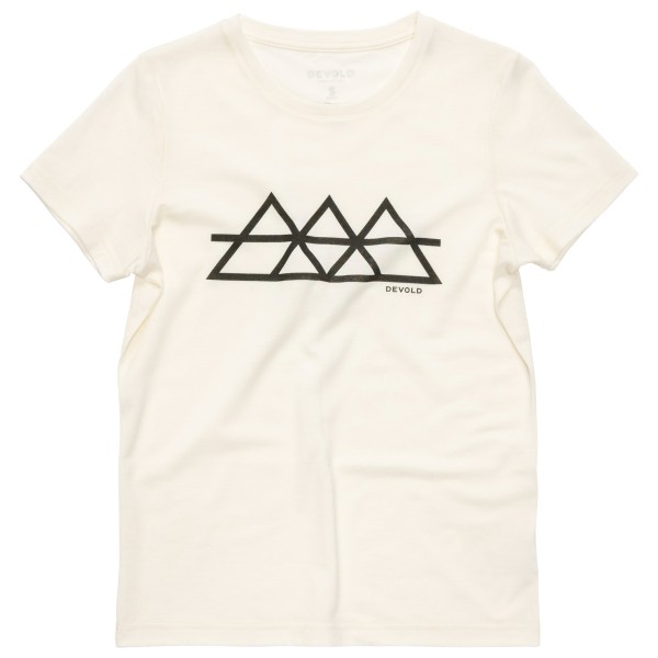 Devold - Women's Classic Triple Tee - Merinoshirt, wit