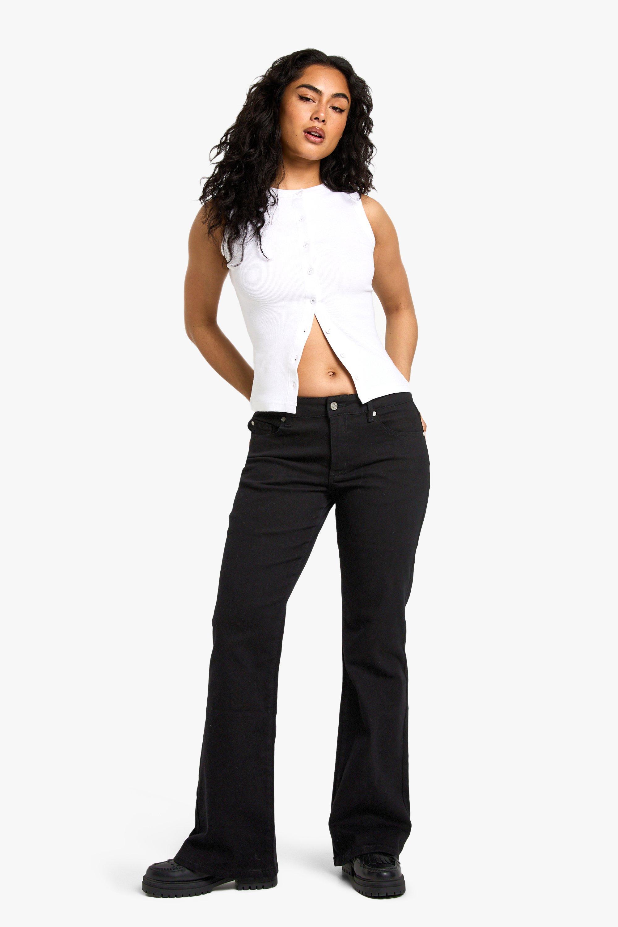 Boohoo Bootcut Jeans, Black