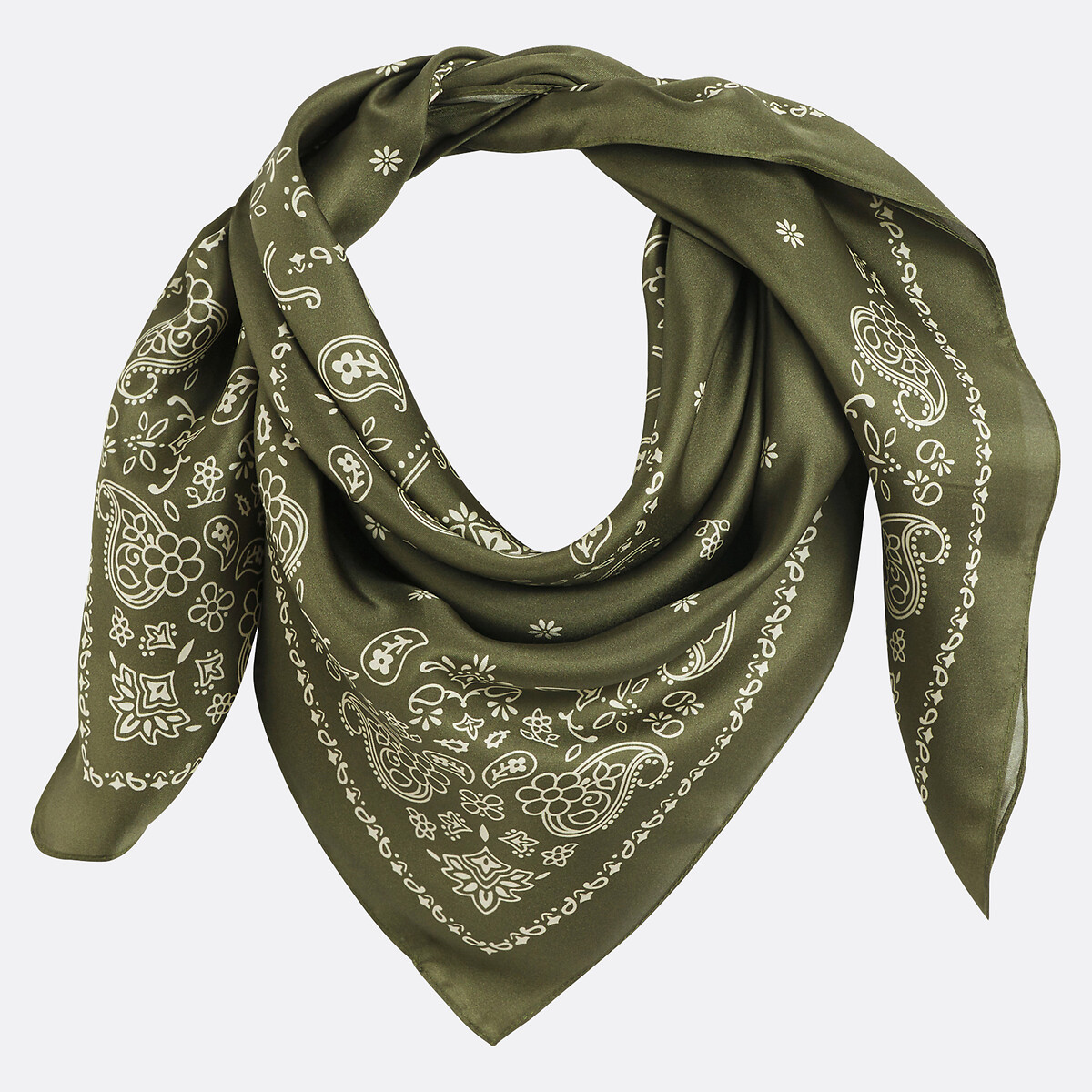 LA REDOUTE COLLECTIONS Foulard style bandana en soie