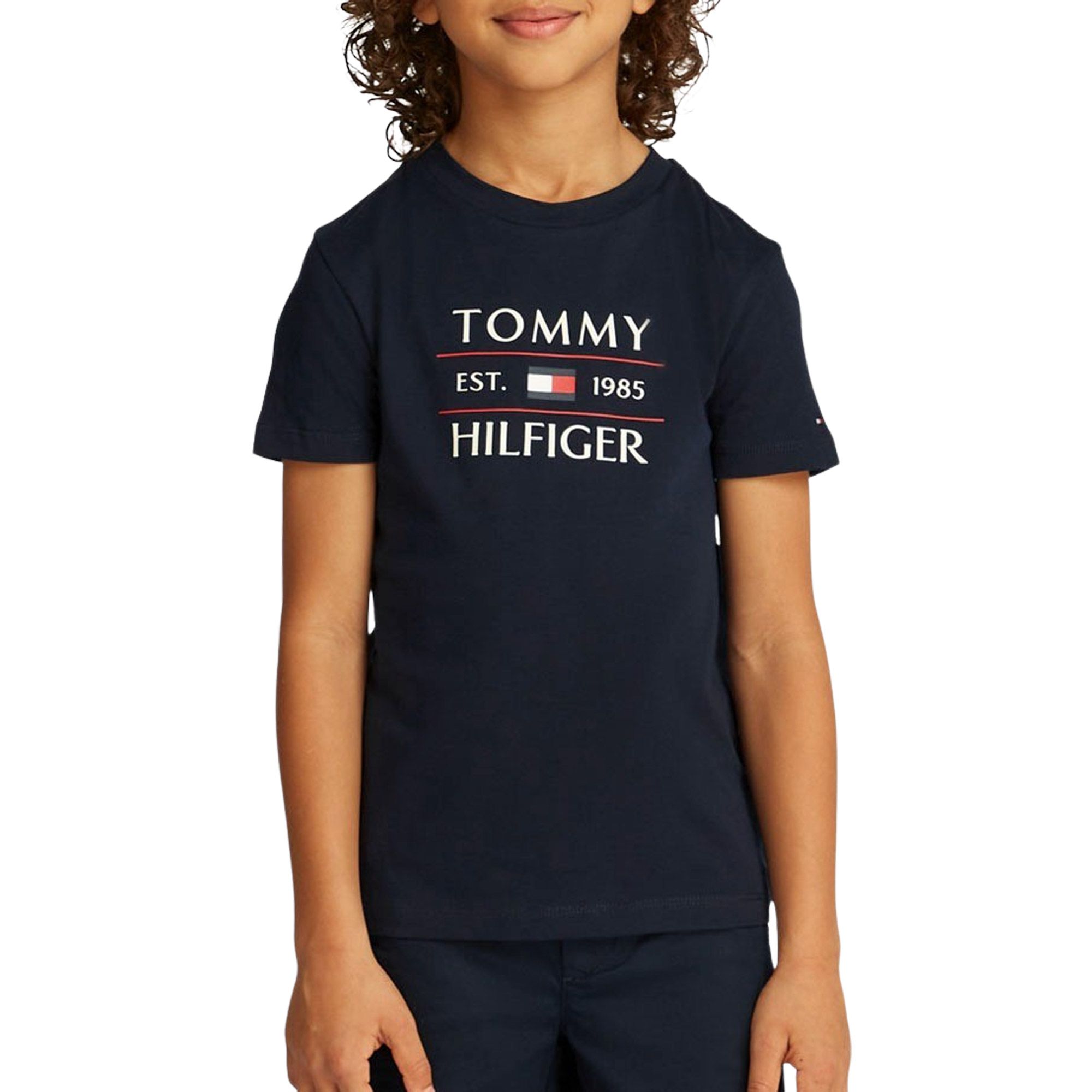 Tommy Hilfiger Flag Crew Shirt Junior