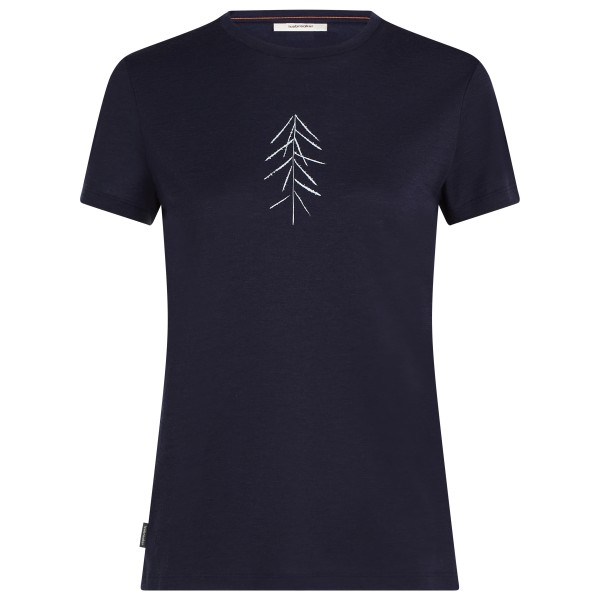 Icebreaker - Women's Merino 150 Tech Lite S/S Tee Lancewood - Merinoshirt, blauw
