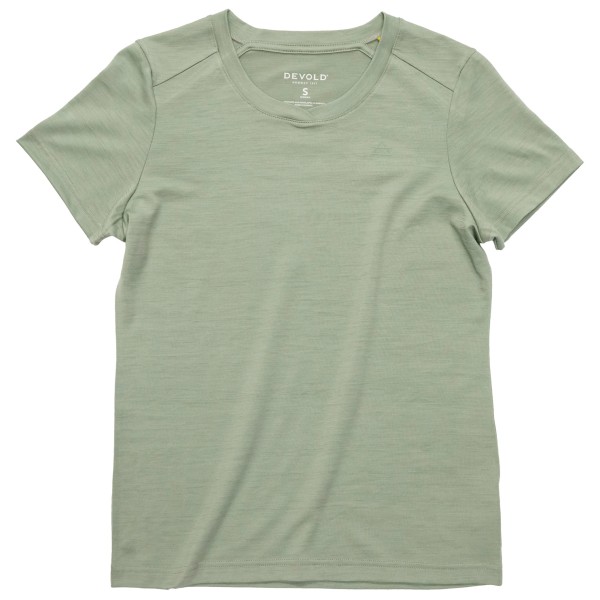 Devold - Women's Premium Tee - Merinoshirt, olijfgroen