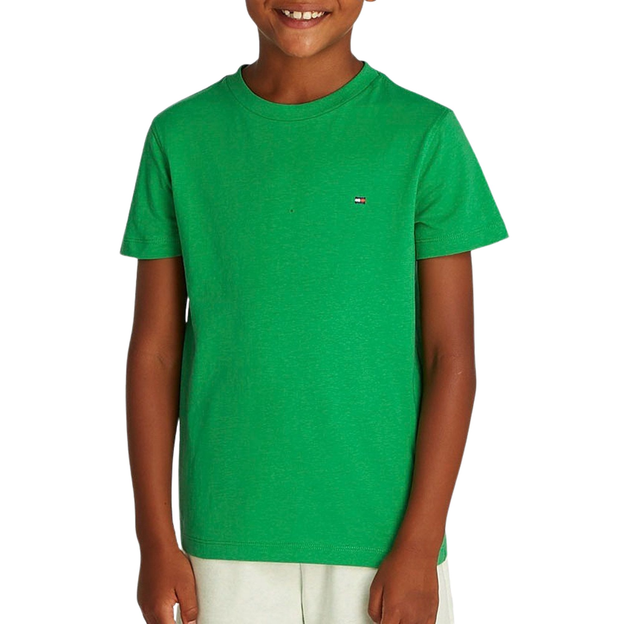 Tommy Hilfiger Essential Contrast Crew Shirt Junior