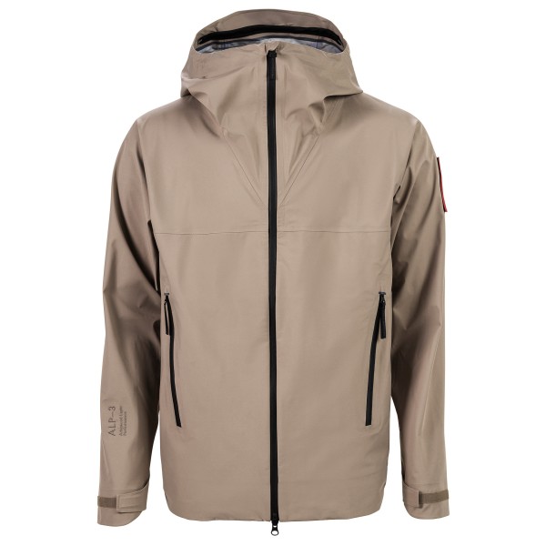 The Mountain Studio - Alp 3 Light Shell Jacket - Regenjas, beige