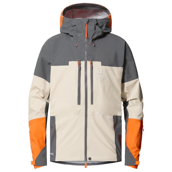 Haglöfs - Spitz GTX Pro Jacket - Regenjas, grijs/beige