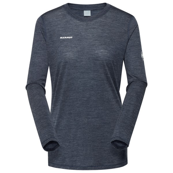 Mammut - Women's Tree Wool Firstlayer Longsleeve - Merinoshirt, blauw