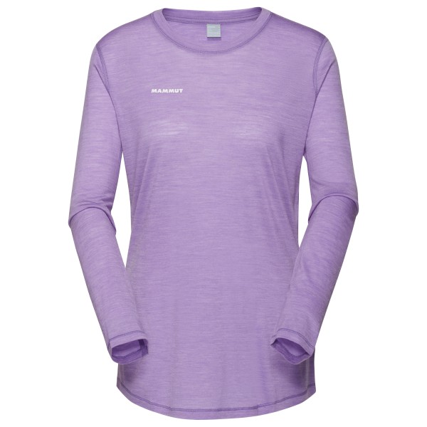 Mammut - Women's Tree Wool Firstlayer Longsleeve - Merinoshirt, purper