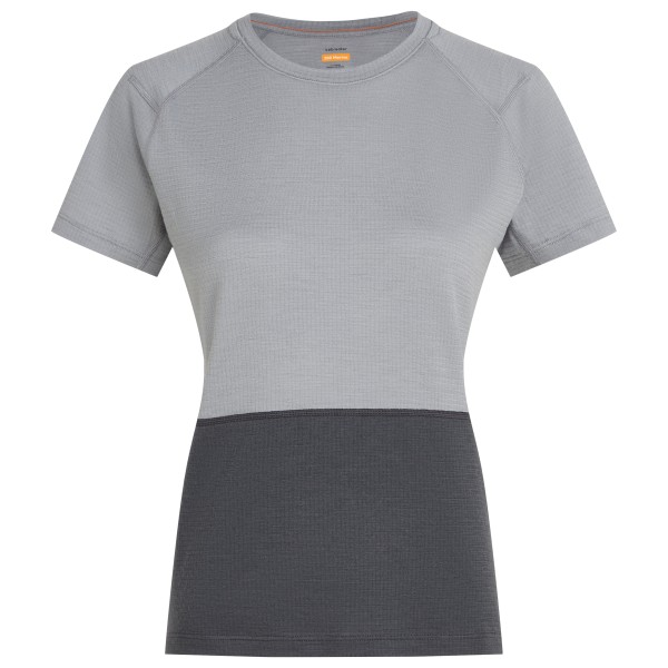 Icebreaker - Women's Merino 200 Waffle Elevation S/S Tee - Merinoshirt, grijs