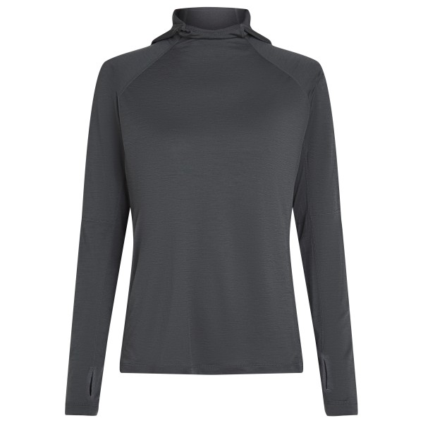 Icebreaker - Women's 150 MerinoFine Ace L/S Hoodie - Merinoshirt, grijs