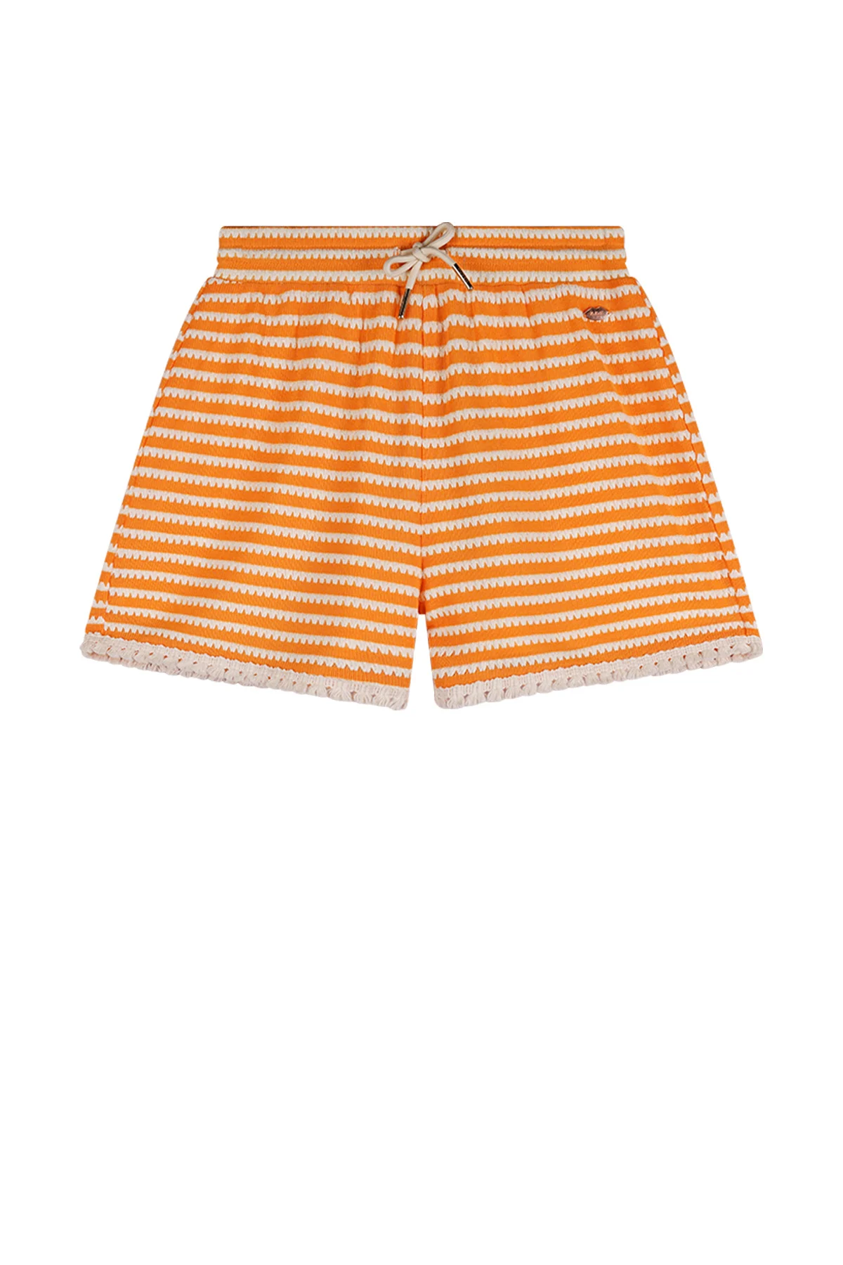 NoBell Zomer short meisjes melon jersey, fancy streep sillas