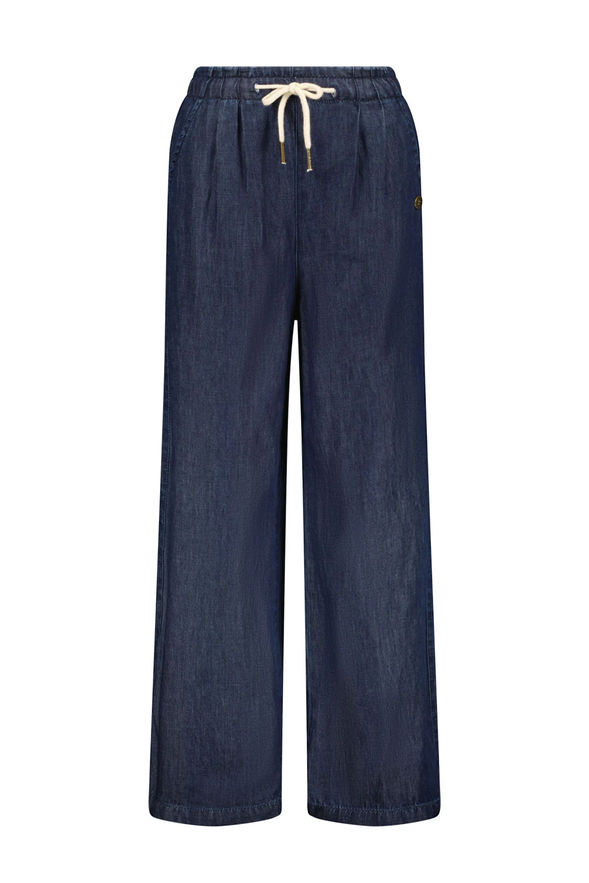 Like Flo Zomer broek meisjes blauw chambrey fleur