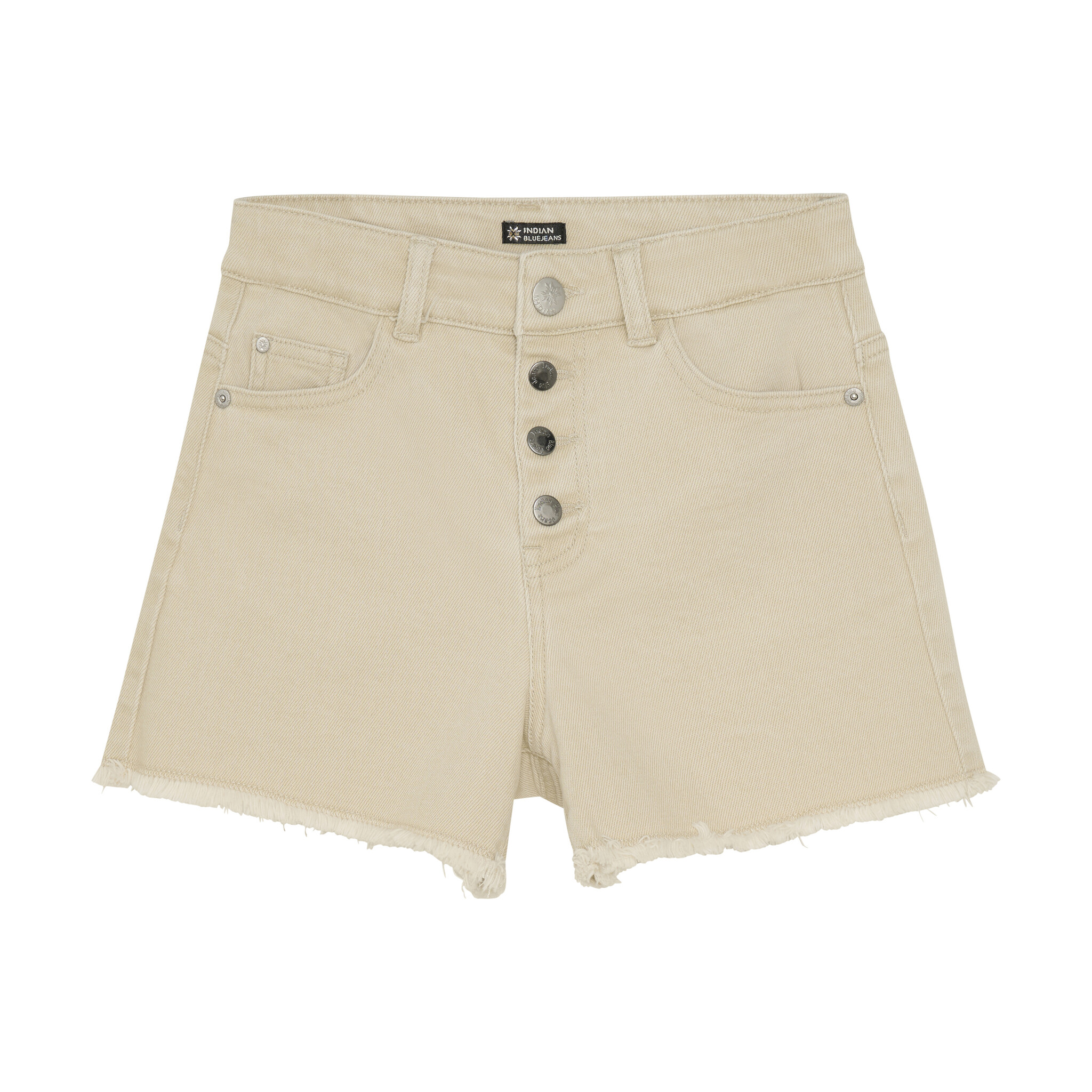 Indian Blue Jeans Zomer jeans short meisjes - zand - wide fit