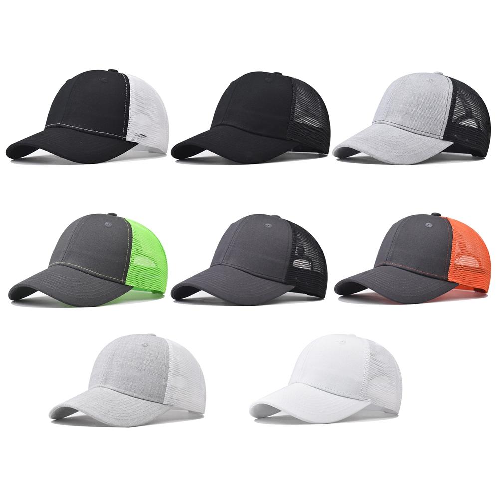 Hip Hop Baseball Cap Mannen Vrouwen Netto Cap Ondiepe Gebogen Dakrand Hoed Unisex Zomerhoed Ademende Hoed Shadecap Voorzien Cap