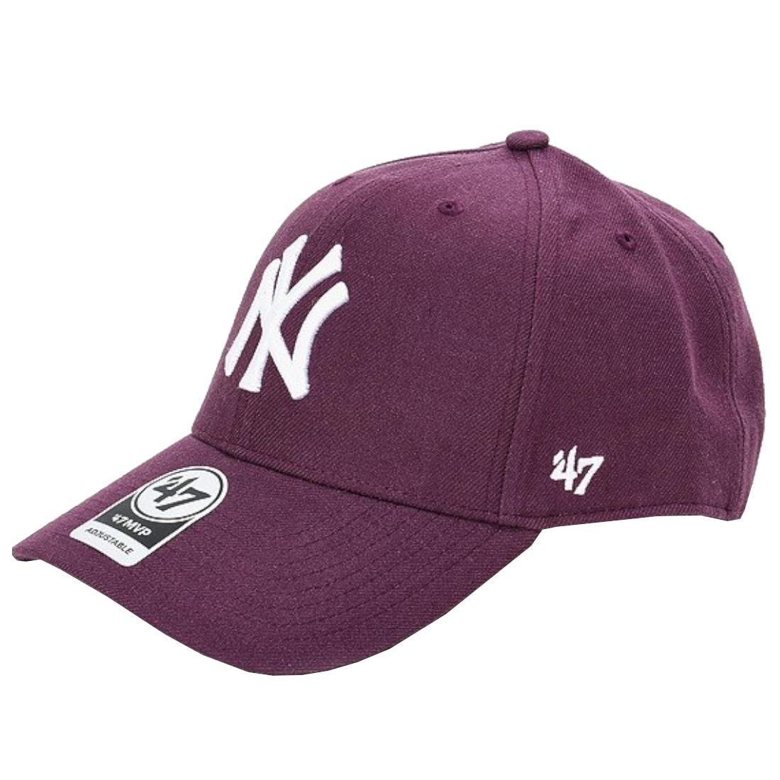 47 Brand New York Yankees MVP Cap, Unisex paarse pet One size paars