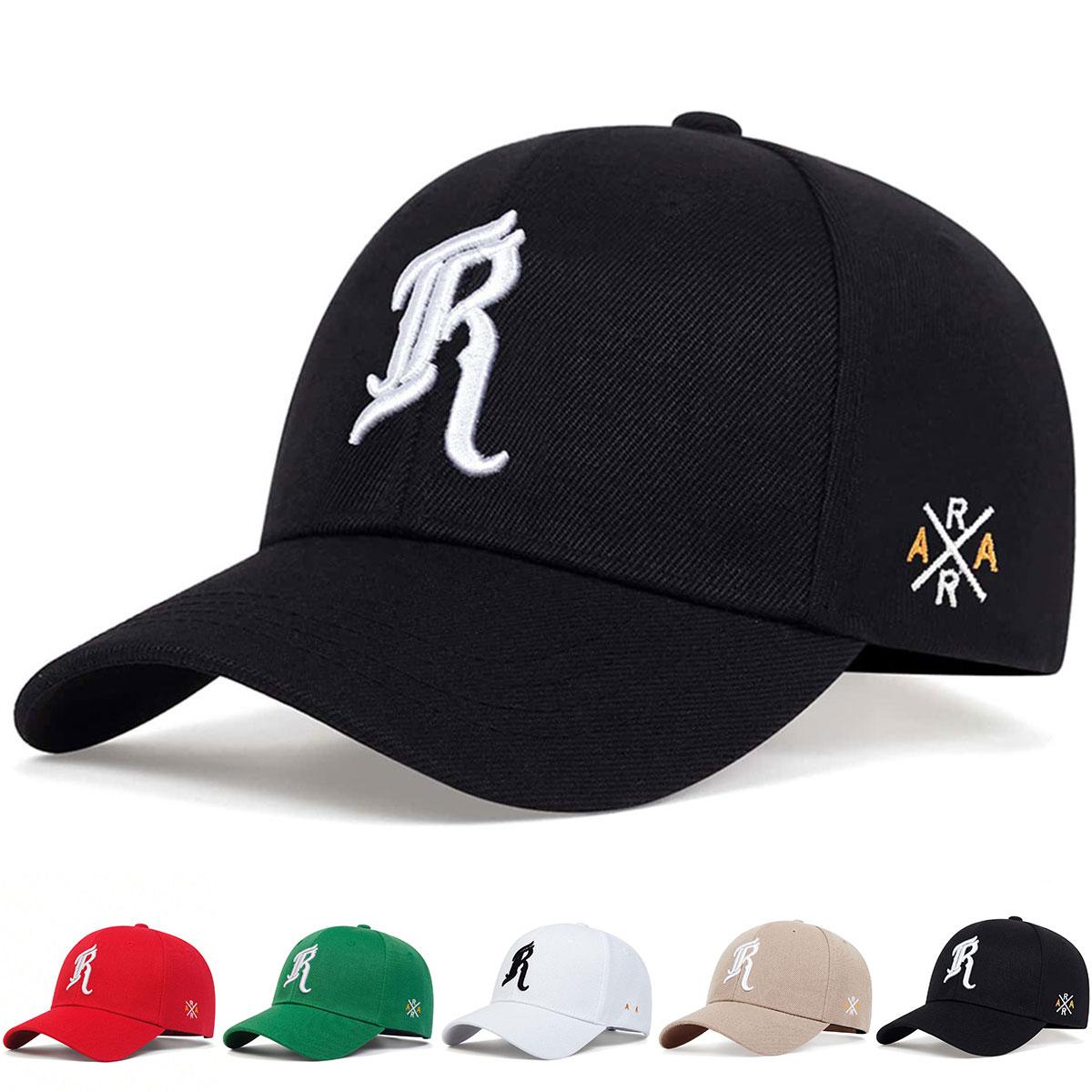 Cap Factory Letter R Borduurwerk Baseball Caps voor Vrouwen Mannen Herfst Winter Katoen Verstelbare Snapback Hoed Casual Hip Hop Vrouwelijke Cap Trucker Hoeden rood
